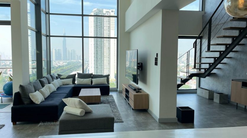 Duplex for rent in Gateway Thao Dien 4 bedrooms