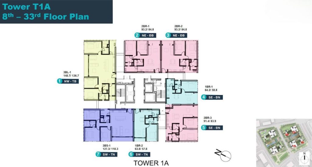 Linden Empire City apartment layout 