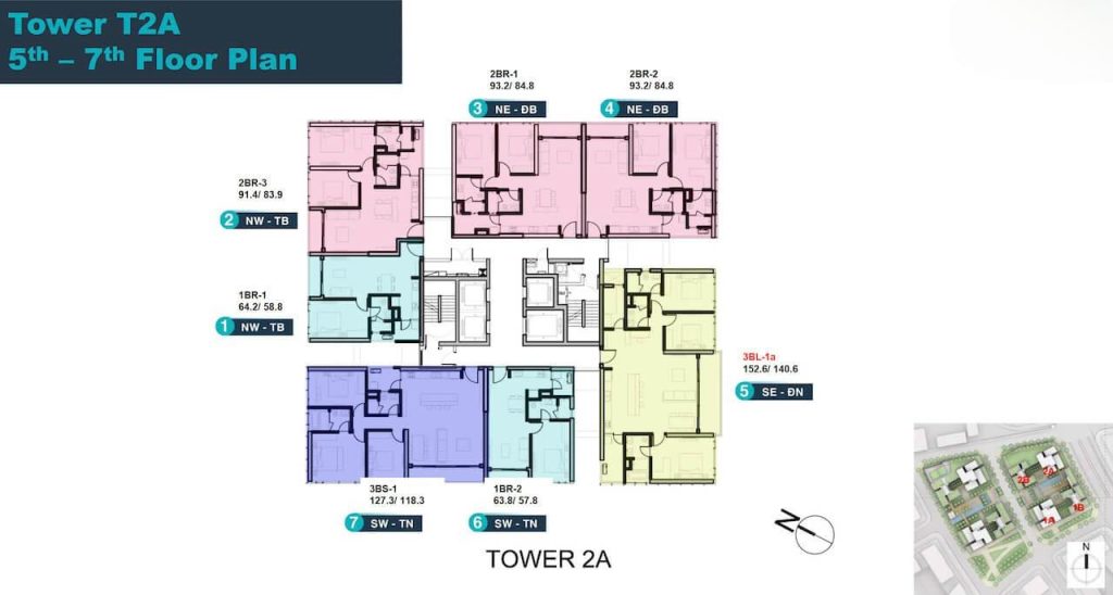 Linden Residence Empire City apartment layout 