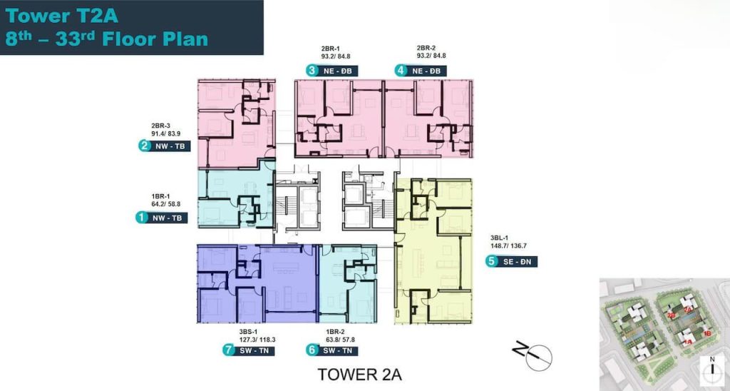 Linden Residence Empire City apartment layout 