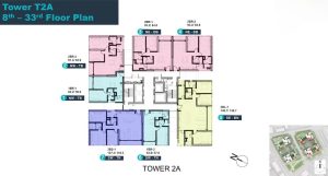 Linden Residence Empire City apartment layout
