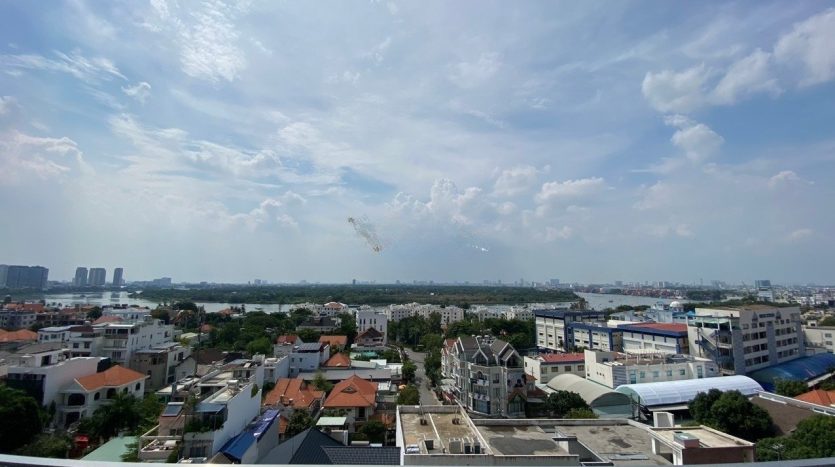 stunning views from Q2 Thao Dien apartment