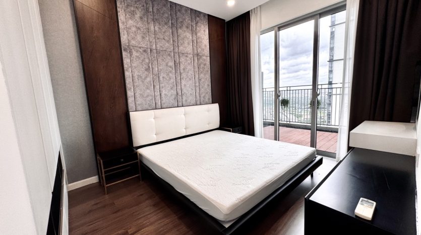 Master bedroom with large balcony