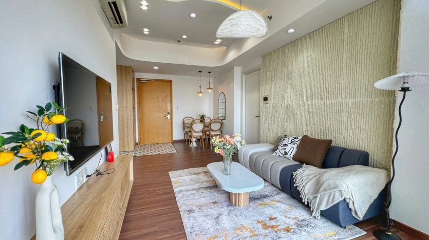 2 bedroom apartment in Thao Dien with river view