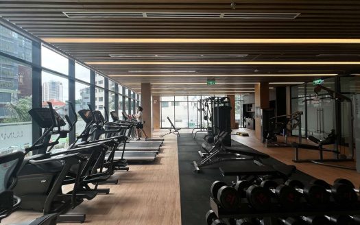 Gym room at Lumiere Riverside