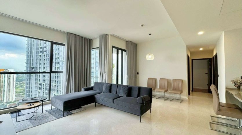 3 bedroom apartment in Q2 Thao Dien open lyaout 128m2