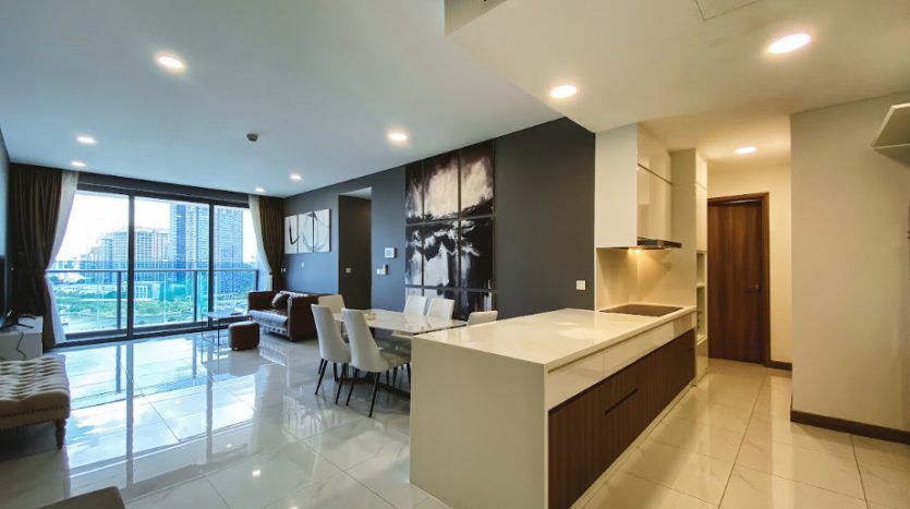 Best price 3 bedroom apartment for rent in Sunwah Pearl Binh Thanh