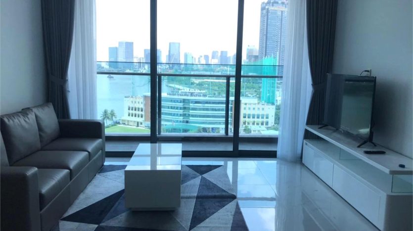 River view 3 bedroom apartment in Sunwah Pearl