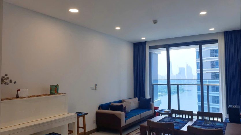 Sunwah Pearl 2 bedroom apartment for lease with river view