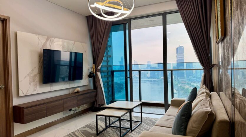 New 2 bedrooms for rent at Sunwah Pearl river view