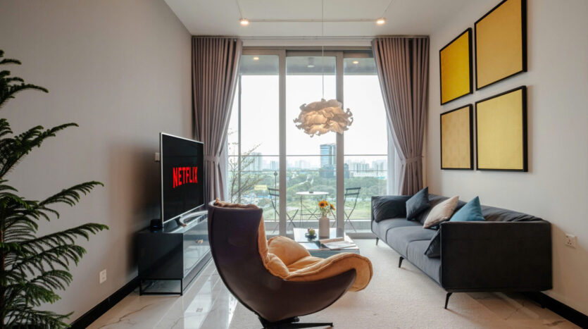 Empire City Modern 2 Bedrooms - Fully furnished with city view