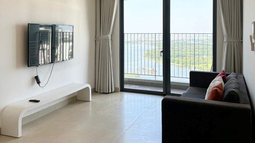 River view 3 bedrooms apartment in Masteri Thao Dien for rent