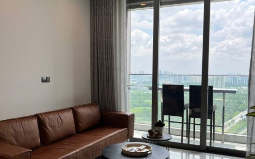High floor apartment for rent in Empire City – Fully furnished 2BR with elegant style
