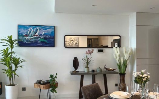 High floor apartment for rent in Empire City - Fully furnished 2BR open view