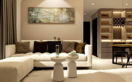 Luxury 2 bedroom for rent in Empire City – High floor, river view 