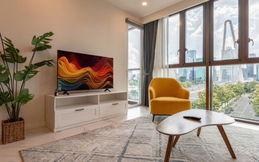 Metropole Galleria 3 bedroom for rent – Ba Son Bridge View