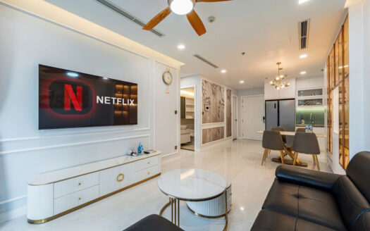 Vinhomes Central Park 2 bedroom apartment for rent - Chic style