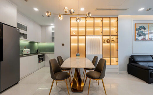 Vinhomes Central Park 2 bedroom apartment for rent - Chic style