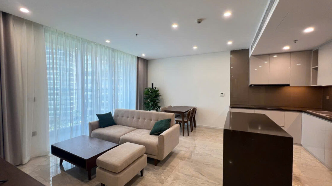 2 bedroom apartment for rent in Thao Dien Green - High floor