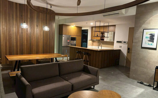 Ascent Thao Dien 3 bedroom apartment - Warm wooden elegance