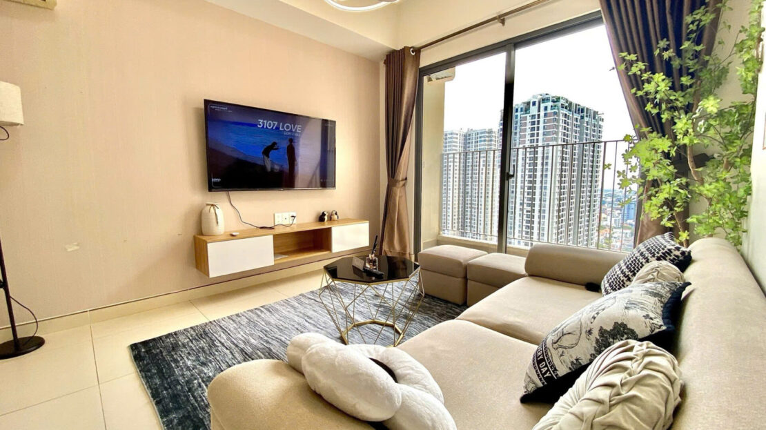 Masteri Thao Dien 2 bedroom for rent T5 - Cozy city living space