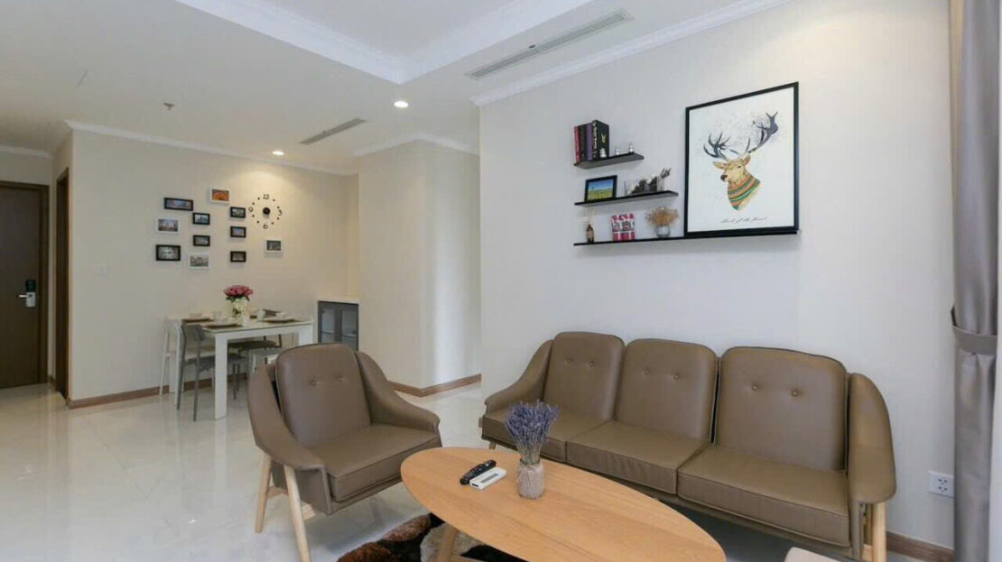 Vinhomes Central Park 2 bedroom for rent – Airy city escape