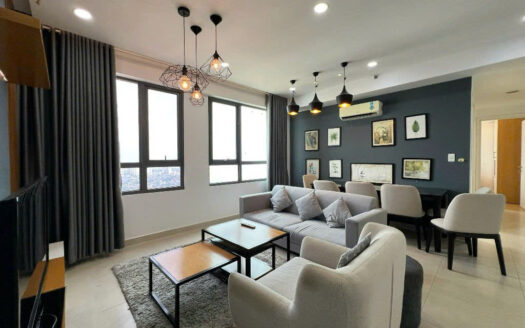 Cozy 3 bedroom for rent in Masteri Thao Dien with neutral tone 