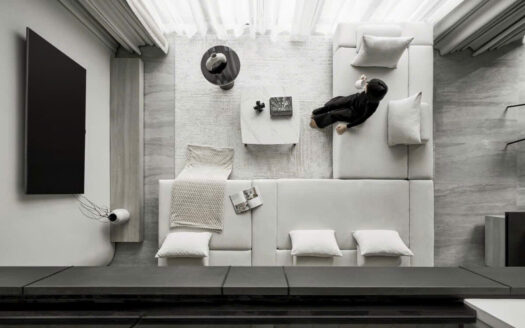 Loft 3 bedroom for rent in Metropole Thu Thiem - Minimalist style 160m2