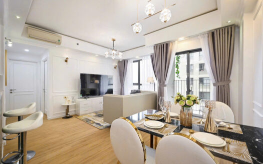 Masteri Thao Dien 2 bedroom rental – Elegant vibe in white tone 