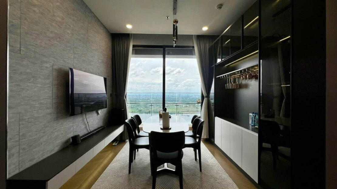 river view 2 bedroom condo for rent at Lumiere Riverside