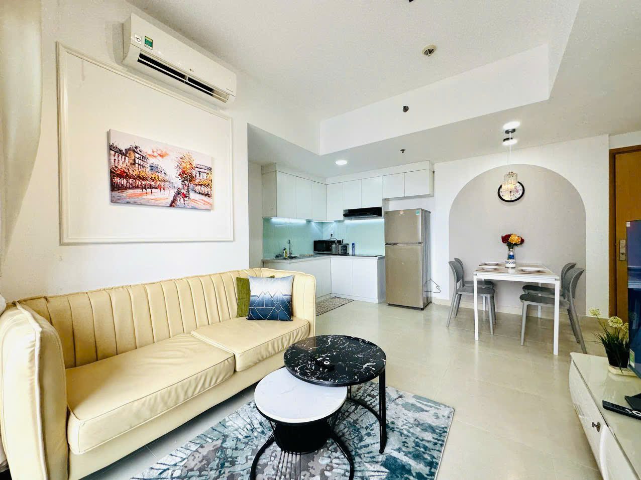 2BR for rent in T2 Masteri Thao Dien - Nice furniture, good price