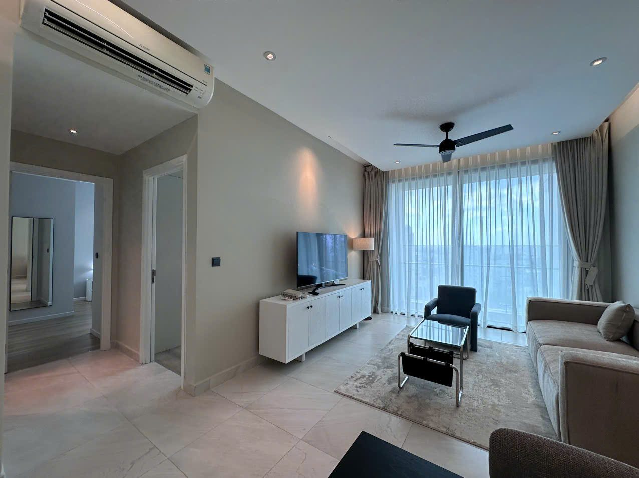 2 Bedroom Rental At D'Edge Thao Dien With Modern Furnishings And Nice View