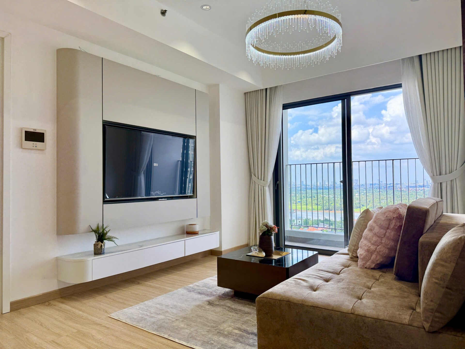 Masteri Thao Dien 2BR for rent river view – Bright & contemporary style