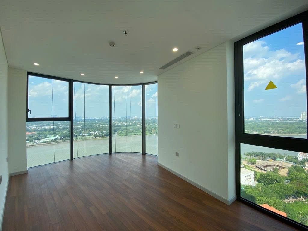 Thao Dien Green unfurnished 3 bedroom for rent river view 131m2