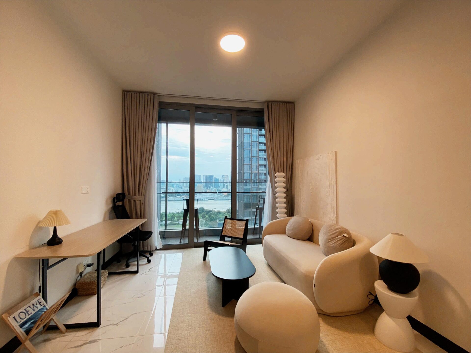 River view 1 bedroom for rent in Empire City Thu Thiem – Stylish furniture, high floor