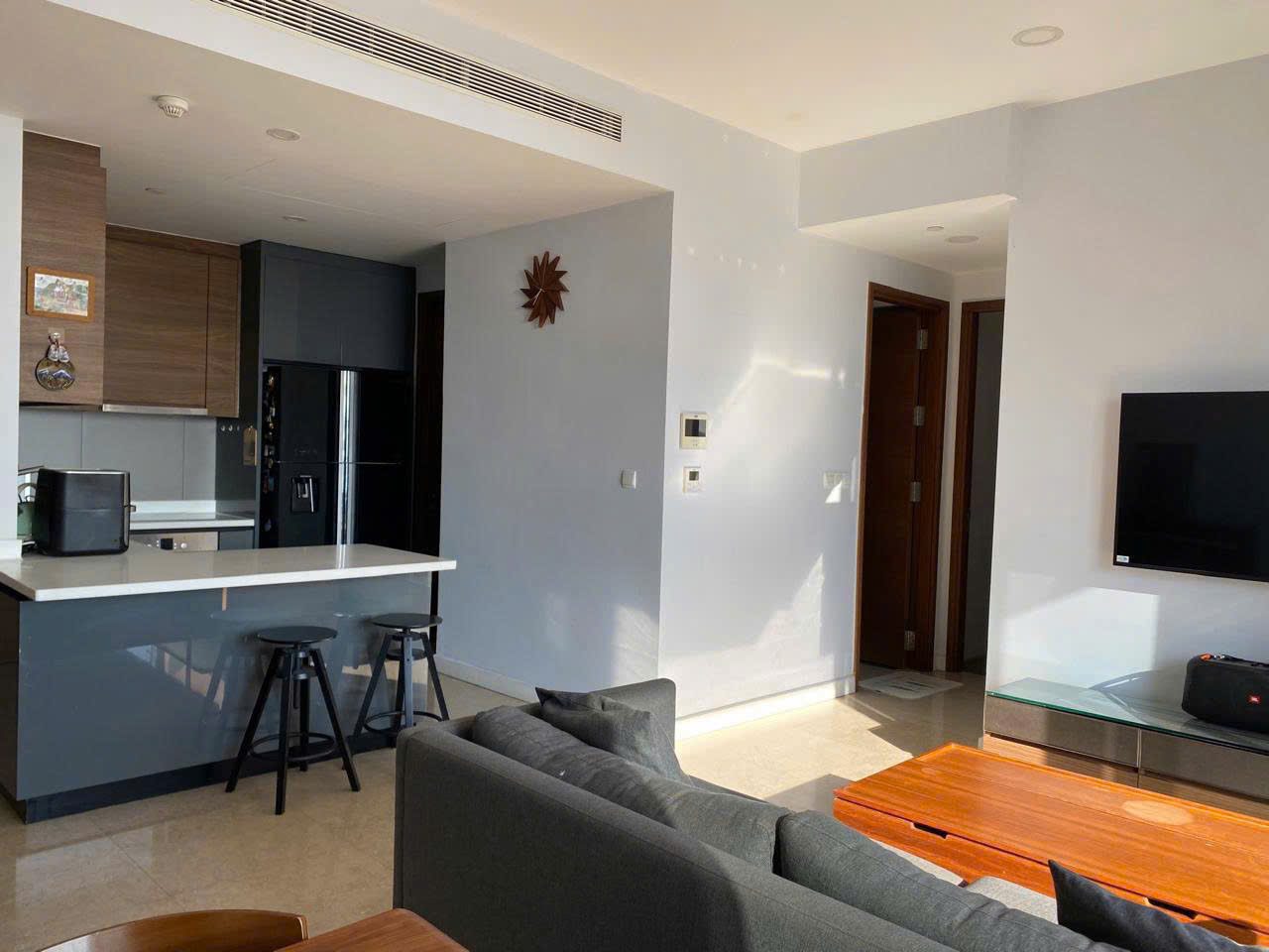 River view 2 bedrooms for rent in Nassim Thao Dien, bright design