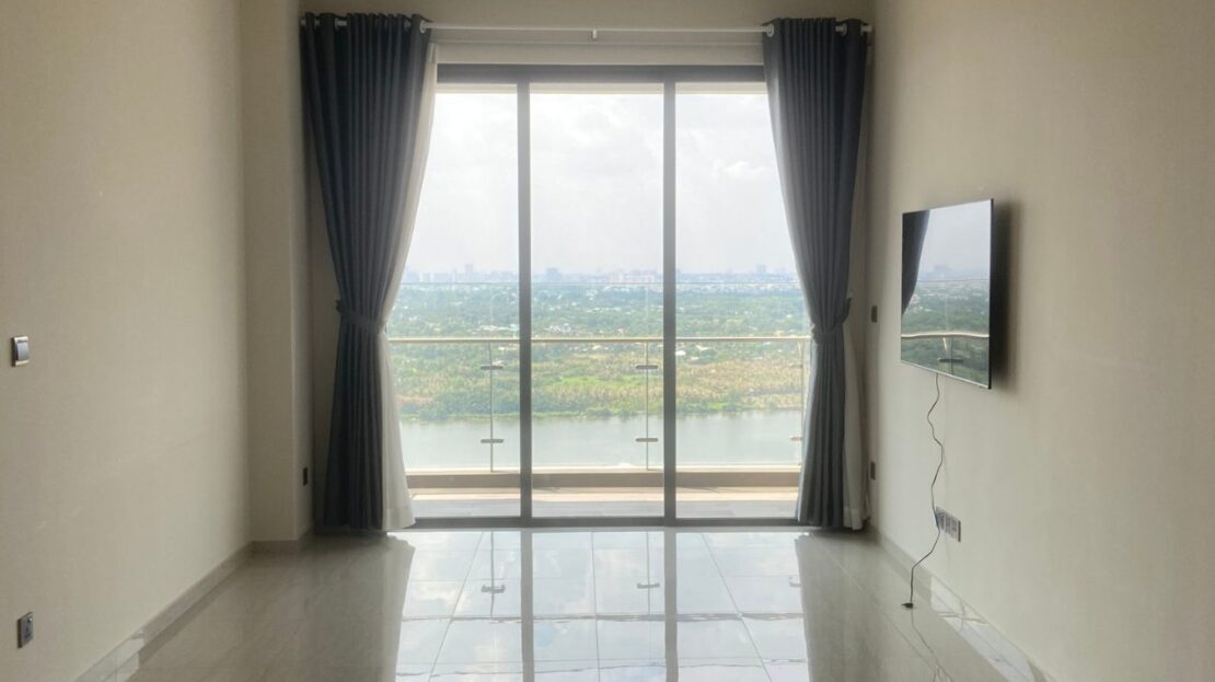 Basic furniture 3 bedroom for rent in Q2 Thao Dien - River view