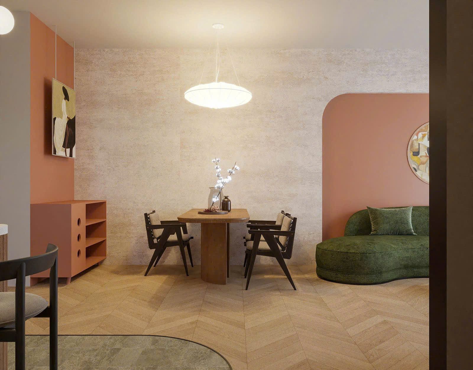 D'edge 2 Bedrooms Apartment For Rent - Artistic Modern Design