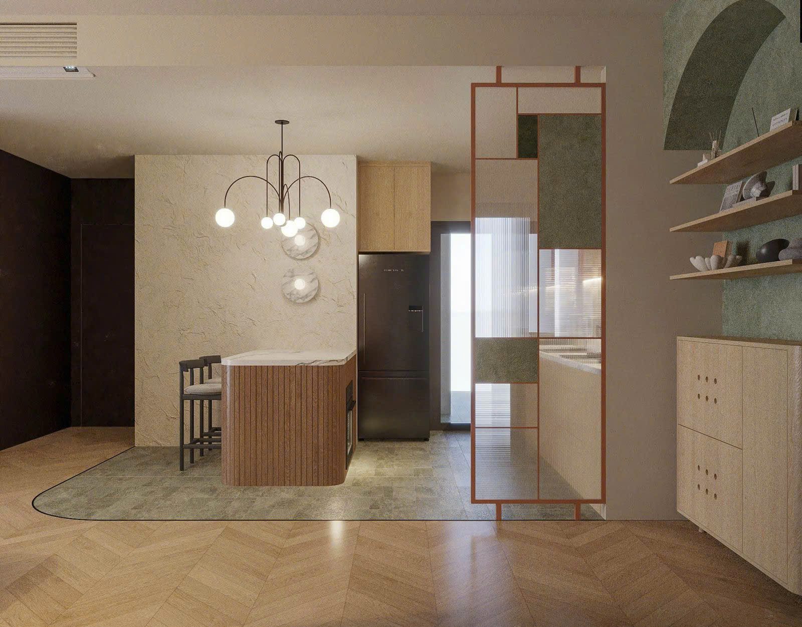 D'edge 2 Bedrooms Apartment For Rent - Artistic Modern Design