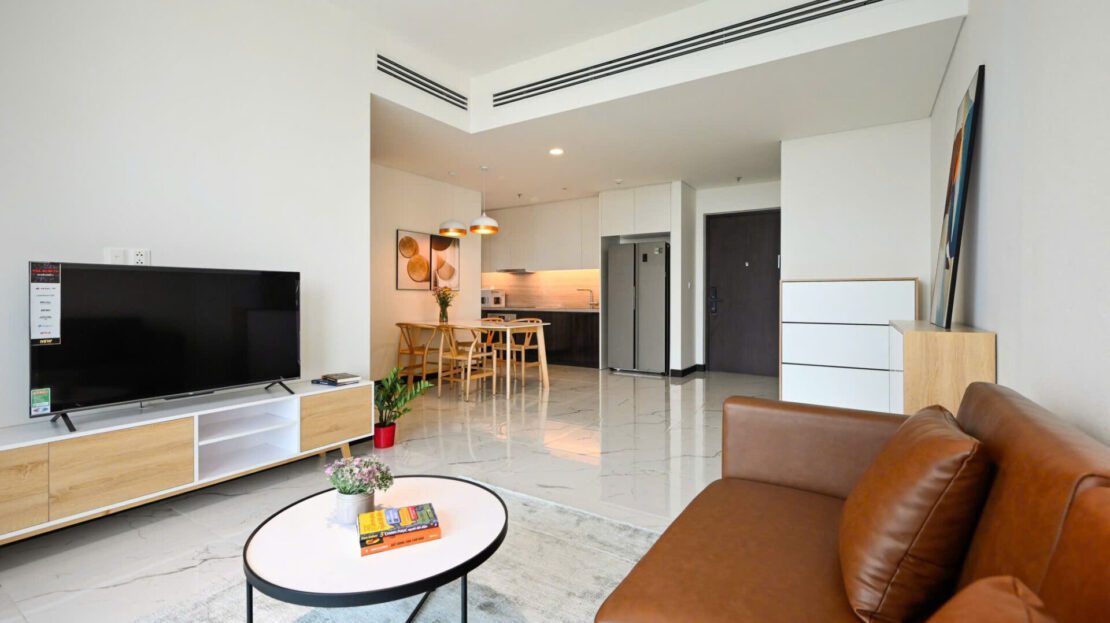 Empire City 2BR For Rent River View - Bright & Modern House