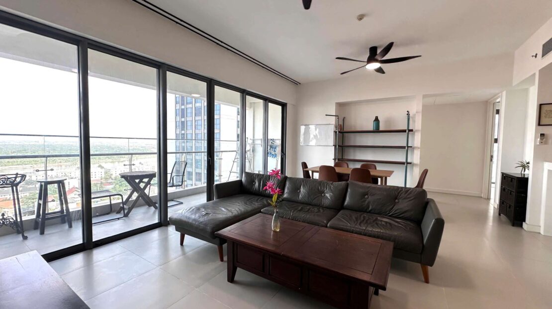 Gateway Thao Dien 3 bedrooms for rent river view, spacious layout