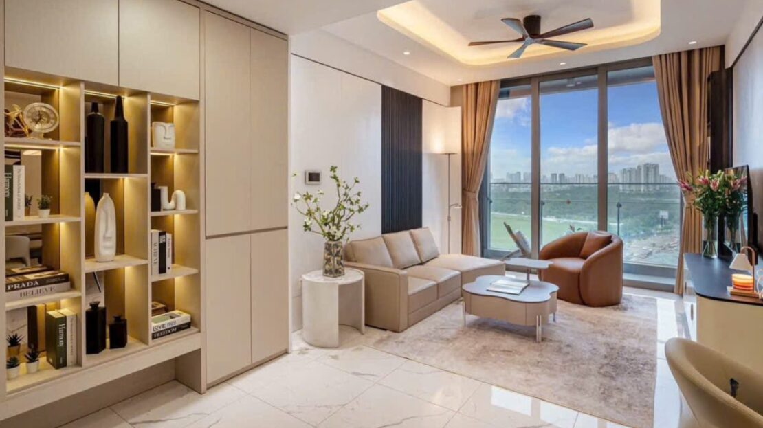 Luxury 2 bedroom for rent at Tilia Empire City - Landmark 81 view