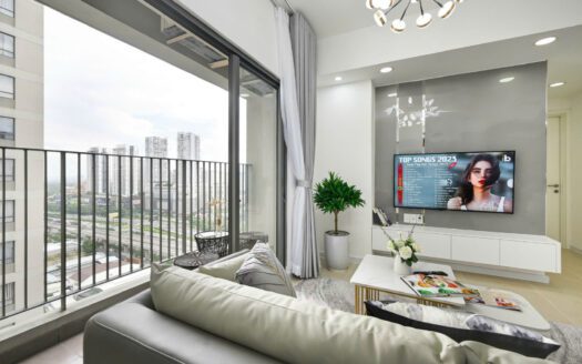 Masteri Thao Dien 2 bedroom for rent with bright tone – High floor