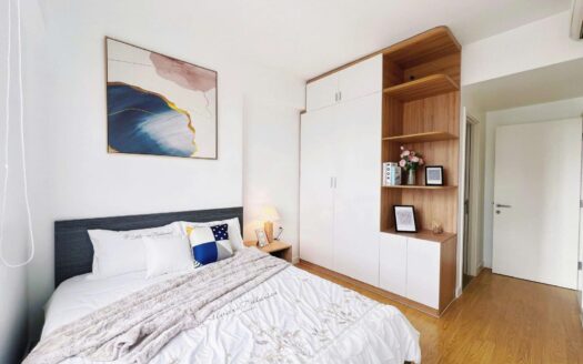 Modern 2BR flat for rent in Masteri Thao Dien - City view, high floor