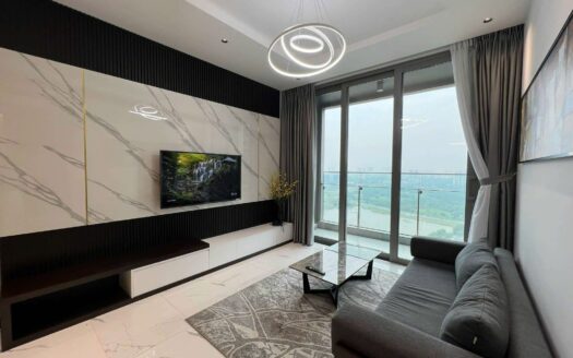 River view 2 bedroom for rent in Empire City with elegant design