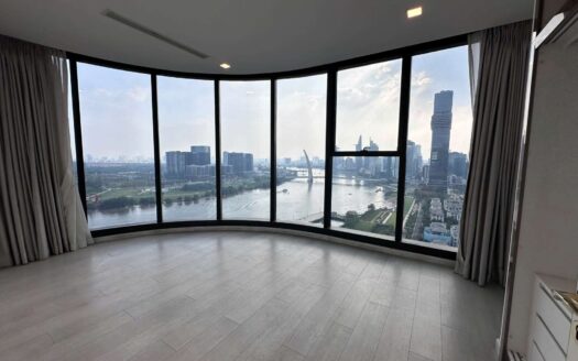 Unfurnished 3 bedroom for rent in Vinhomes Golden River – Panoramic river view
