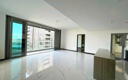 Unfurnished apartment 3 bedroom for rent in Empire City – Stunning river view, 150m2