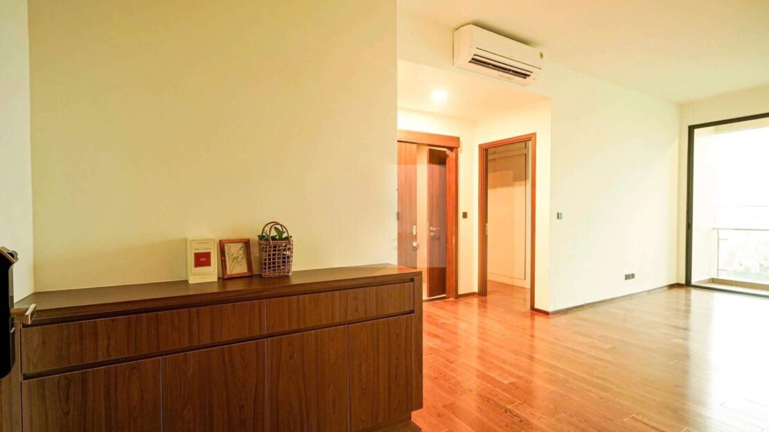Unfurnished 1BR apartment for rent D'edge Thao Dien - Low floor