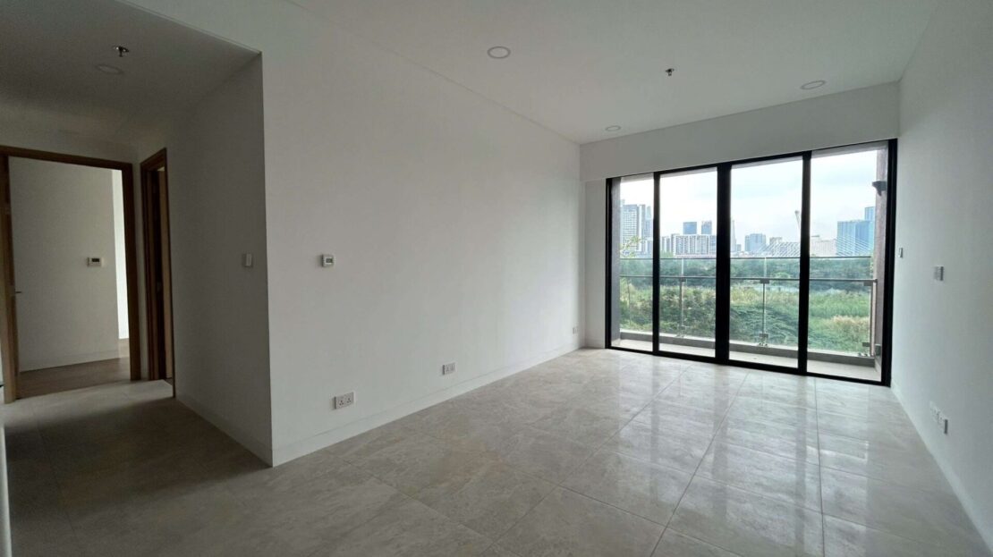 Unfurnished 2BR for rent in The River - Bright & city skyline view