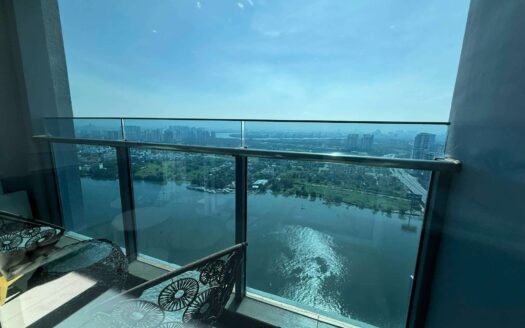Sunwah Pearl Binh Thanh 3 bedroom for rent - modern furniture, river view